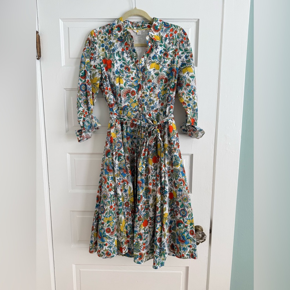Boden Button Front Dress